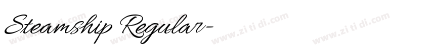 Steamship Regular字体转换 Steamship Regular字体转换